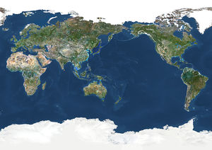 Карта: насколько велик тихий океан на самом деле