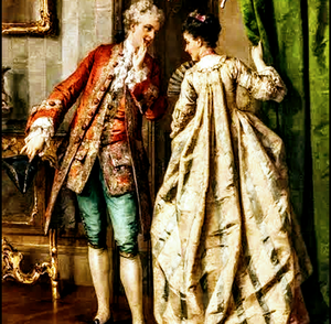 Людовик XIV и его любимая мадам Монтеспан