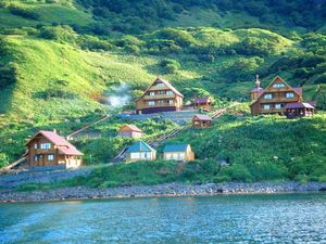 Измутельной красоты остров Монерон - жемчужина Сахалинской области