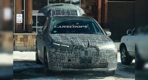 Новый электрический кроссовер BMW iX замечен в Колорадо