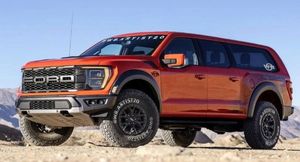 Внедорожник Ford F-150 Raptor 2021 года показали на рендерах