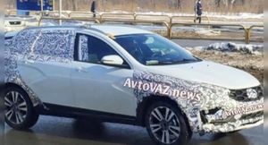 Опубликованы новые снимки прототипа Lada Vesta SW Cross FL