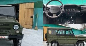 В РФ продают УАЗ «Хантер», который 14 лет назад забыли в гараже