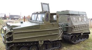 Уникальный шведский военный вездеход продается в России