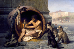 Кто такой Диоген и почему он жил в бочке?