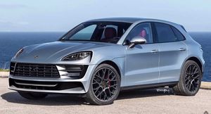 Porsche Macan чуть не упал с высоты во время парковки