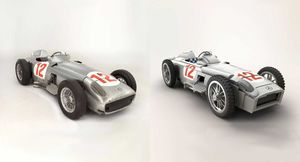 В Lego собрали копию легендарного гоночного автомобиля Mercedes-Benz W196R Формулы-1
