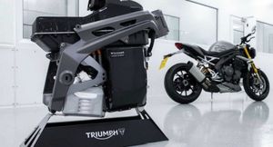 Британская марка Triumph представила свой будущий электробайк