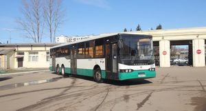 В Петербургском музее автобусов появился новый экспонат — Волжанин-6270