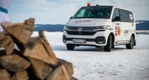Марка Volkswagen Коммерческие автомобили приняла участие в фестивале «Дни скорости на льду Байкала»