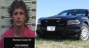Хулиган в Канзасе угнал полицейское авто в наручниках за спиной