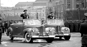 Автомобили, принимавшие участие в параде Победы с 1950-х годов