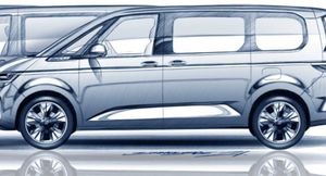 Volkswagen опубликовал новый тизер пассажирского Multivan T7