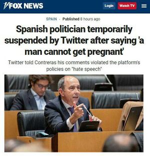 «У испанских мужчин с недавних пор появилась матка и яичники?»
