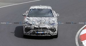 Гиперкар Lamborghini Urus Evo заметили на Нюрбургринге