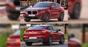 Рестайлинговый BMW X4 показали на новых снимках