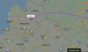 Российская авиакомпания проигнорировала воздушное пространство Беларуси