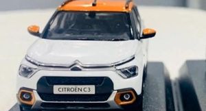 Дизайн нового кроссовера Citroën C3 для Индии раскрыли с помощью игрушечной машинки