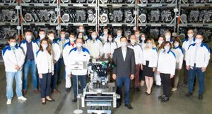 Volkswagen Group Rus произвел 700-тысячный мотор на заводе в Калуге
