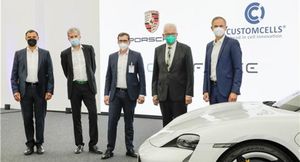 Porsche запустила производство высокомощных литиевых ячеек