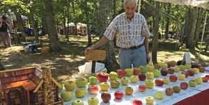 Пенсионер восстанавливает самые редкие сорта яблок с помощью своего уникального сада