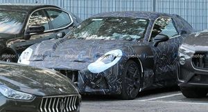 Запечатлен тестовый прототип Maserati GranTurismo следующего модельного года