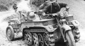 NSU Kettenkrad HK 101 SdKfz2 — гусеничный монстр в войсках Вермахта