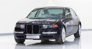 BMW показала видео с прототипом 7-Series из 90-х