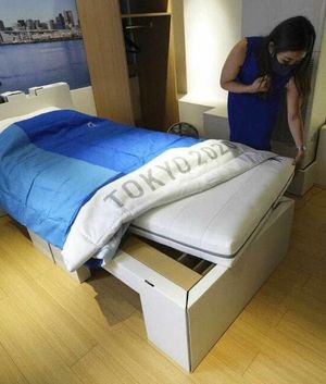 На Олимпиаде в Токио спортсмены будут спать на картонных кроватях