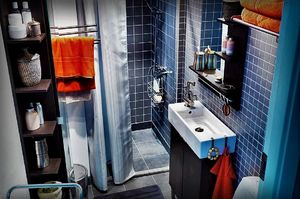 «Наращиваем» полезное пространство в маленькой ванной комнате! 6 рабочих идей