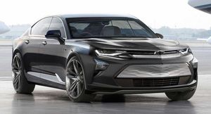 Полностью электрическую Chevy Camaro в кузове седан представили на неофициальных рендерах