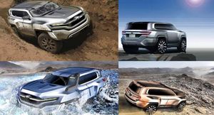 Toyota опубликовала забракованные дизайнерские эскизы внедорожника LC 300