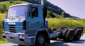 Почему на грузовых автомобилях Tatra колёса стояли под углом
