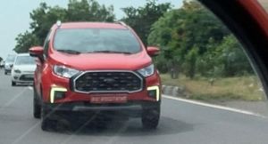 Рестайлинговый Ford EcoSport снова засветился: теперь без маскировки