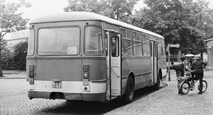 В Сети вспомнили о советском автобусе ЛиАЗ-677Э для ГДР