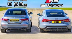 Дрэг-гонка: Mercedes-AMG E 63 S против Audi RS e-tron GT