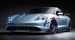 Электрический седан Porsche Taycan получил крутой аэродинамический обвес