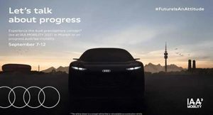 На тизере нового концепта Audi Grandsphere заметны изящные фары