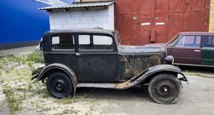 В Киевской области найден довоенный Opel, который простоял в сарае 68 лет