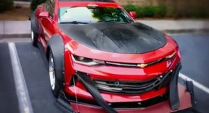 Странный Chevrolet Camaro со “снегоочистителем”