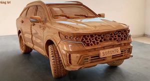 Новый деревянный Kia Sorento в масштабе 1:11 продается за 90 900 рублей