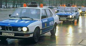 В 1973 году автомобили BMW прибыли на службу в советскую милицию