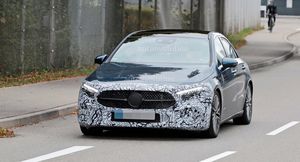 Обновленный Mercedes-Benz A-Class впервые вышел на тесты