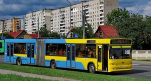 Сочлененный МАЗ-105 – автобус-гармошка из Беларуси