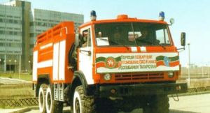 Пожарные автомобили КАМАЗ появились в конце 90 годов
