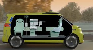 Volkswagen представил концепт беспилотного автомобиля скорой помощи