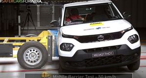 Индийский кроссовер Tata Punch набрал 5 звезд в краш-тестах Global NCAP