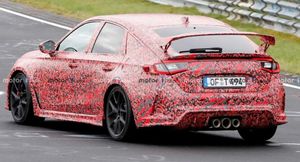 На видео показали, как испытывается новый Honda Civic Type R