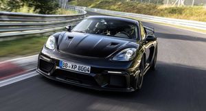 Porsche 718 Cayman GT4 RS показал высокий результат на «Северной петле» Нюрбургринга