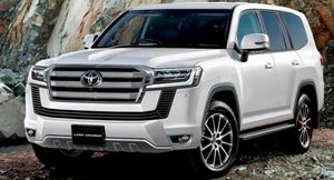 Появились первые изображения удлиненной версии внедорожника Toyota Land Cruiser 300